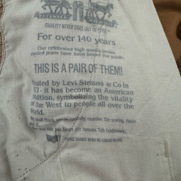 Levis Chino Shorts Men's Classic Solid Cotton Flex Straight 40 x 10” Classic - Picture 8 of 10